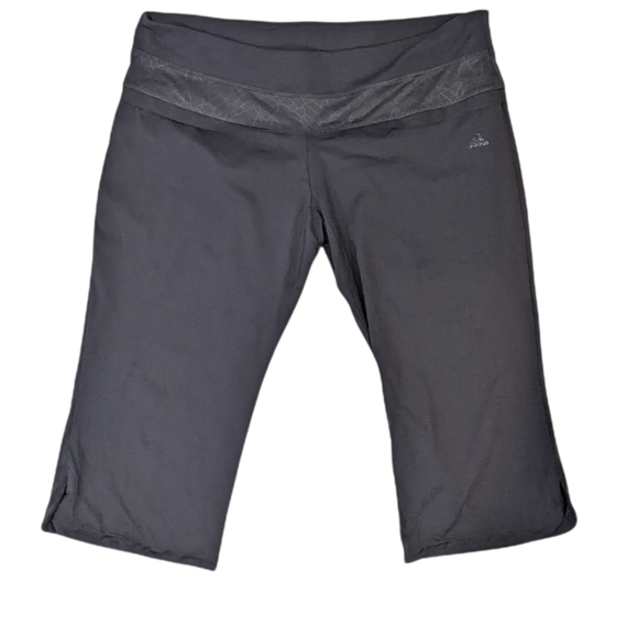 adidas Pants - Adidas women’s black climalite yoga capri XL